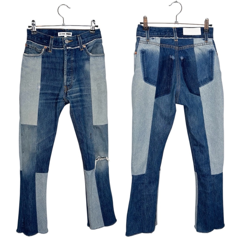 Levi's x Redone Patchwork Mismatch Retro Jeans - image 1